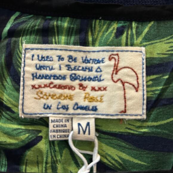 Sandrine Rose Butterfly Fern Mixed Media Wool Cardigan Sweater Women Medium NWT - Picture 2 of 11